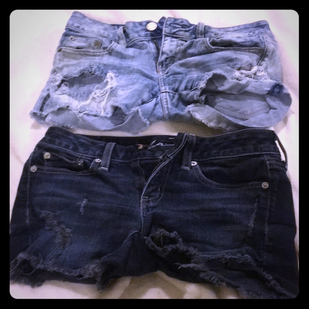 American eagle jean shorts